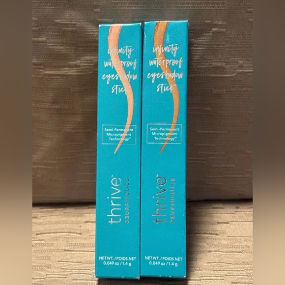 Other - LOT OF 2 ~Thrive Causemetics Infinity Eyeshadow Stick NIKKI & DR Q ~ FULL SIZE